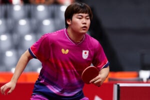 卓球日本男子、松島輝空が韓国エースと1番手で激突　張本智和、戸上隼輔のオーダーで60年ぶり金に王手なるか【アジア大会2026卓球団体戦】