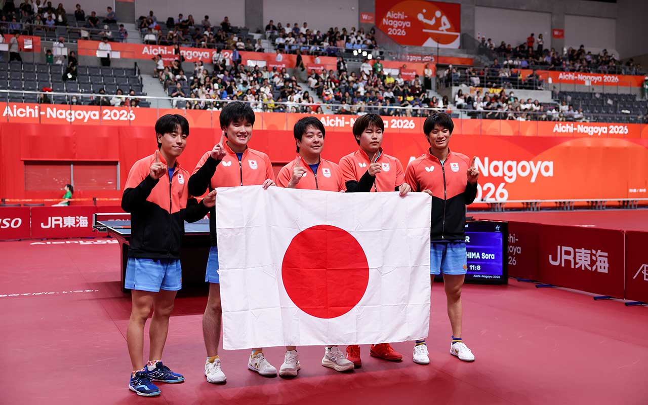 【アジア大会2026卓球団体戦】日本男子 vs. 中国｜リアルタイム速報・途中スコア・試合結果　張本智和が圧巻2点取り、松島輝空も勝利で60年ぶり金奪取