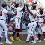 【MLB】ドジャースの対戦相手はどちらに……ブレーブスがライリーの逆転3ランでフィリーズに快勝　地区シリーズへ王手