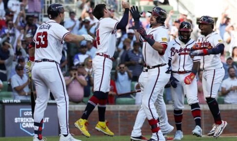 【MLB】ドジャースの対戦相手はどちらに……ブレーブスがライリーの逆転3ランでフィリーズに快勝　地区シリーズへ王手