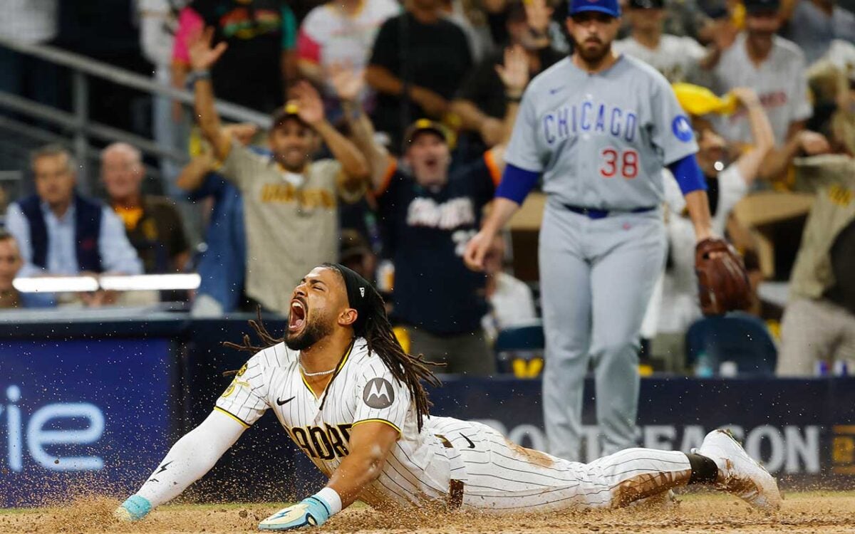 【MLB】「今のタティスは止められない」盗塁→驚異の激走生還に三塁コーチも思わず“フリーズ” 全力プレーにパドレスファンも熱い支持 パドレスのフェルナンド・タティスJr.
