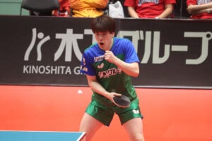 吉山僚一、フルゲームの死闘制し「我慢強く戦えた」　国際大会でも奮闘の22歳が覚悟示す「自分が勝てば勝つ」【Tリーグ】