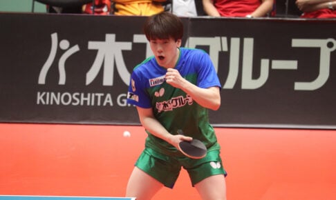 吉山僚一、フルゲームの死闘制し「我慢強く戦えた」　国際大会でも奮闘の22歳が覚悟示す「自分が勝てば勝つ」【Tリーグ】