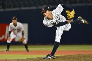 鈴木泰成、最速155キロの「高回転フォーシーム」　青学大右腕は中日ら1位指名候補【プロ野球ドラフト会議2026】