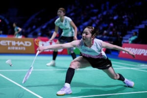 女子シングルス明地陽菜が第2シードを破る大金星　志田千陽・平本梨々菜組もベスト8進出、渡辺勇大・田口真彩組は無念の敗退【バドミントン】
