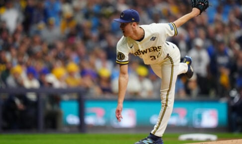 【MLB】「WS史上最速103.5マイル」ミジオロウスキー、初の大舞台で5回1失点の快投劇　フォーシーム全48球中40球が100マイル超え