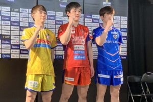 琉球が3度目のPO制覇狙う　張本智和は「戦力的に自信はある」と言及もリベンジ誓う　2位通過のT.T彩たま・木造勇人は「悔しい気持ちを晴らす」【Tリーグ】