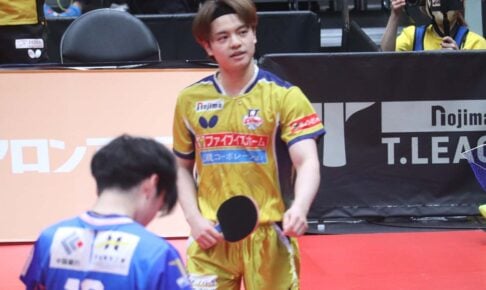 宇田幸矢、大一番で輝き放ったサウスポーが語る勝因「崩れないこと」　T.T彩たまの初優勝へ「チームの集大成」【Tリーグ】