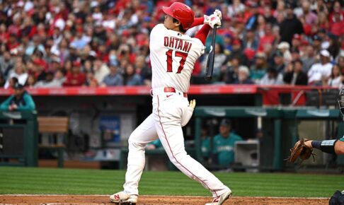 【MLB】大谷翔平、第17号特大“二刀流アーチ”含む3安打と躍動　自身勝ち星ならずもエ軍5連勝