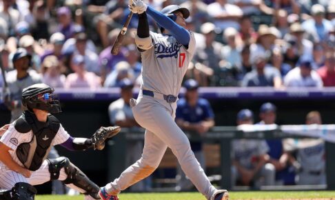 【MLB】全然落ちてこない……大谷翔平の28号アーチ、高弾道連発の“スライダー強振”で「滞空時間6.6秒」　自身6番目の打球角度に