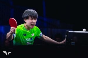 中国勢に続き前回準Vの張本智和も……　初対戦の24歳サウスポーにストレート負け　篠塚大登との同級生対決ならず【USスマッシュ】