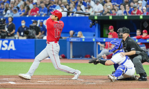 【MLB】大谷翔平、フェン直2点タイムリー三塁打でエ軍連敗ストップに貢献　“花巻東対決”は菊池に軍配