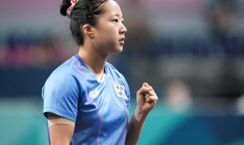 混合ダブルス銅の申裕斌が早田ひなとのエース対決へ　平野美宇とフルゲームの激闘、好調維持する20歳が2つ目のメダルを狙う【パリ五輪2024】