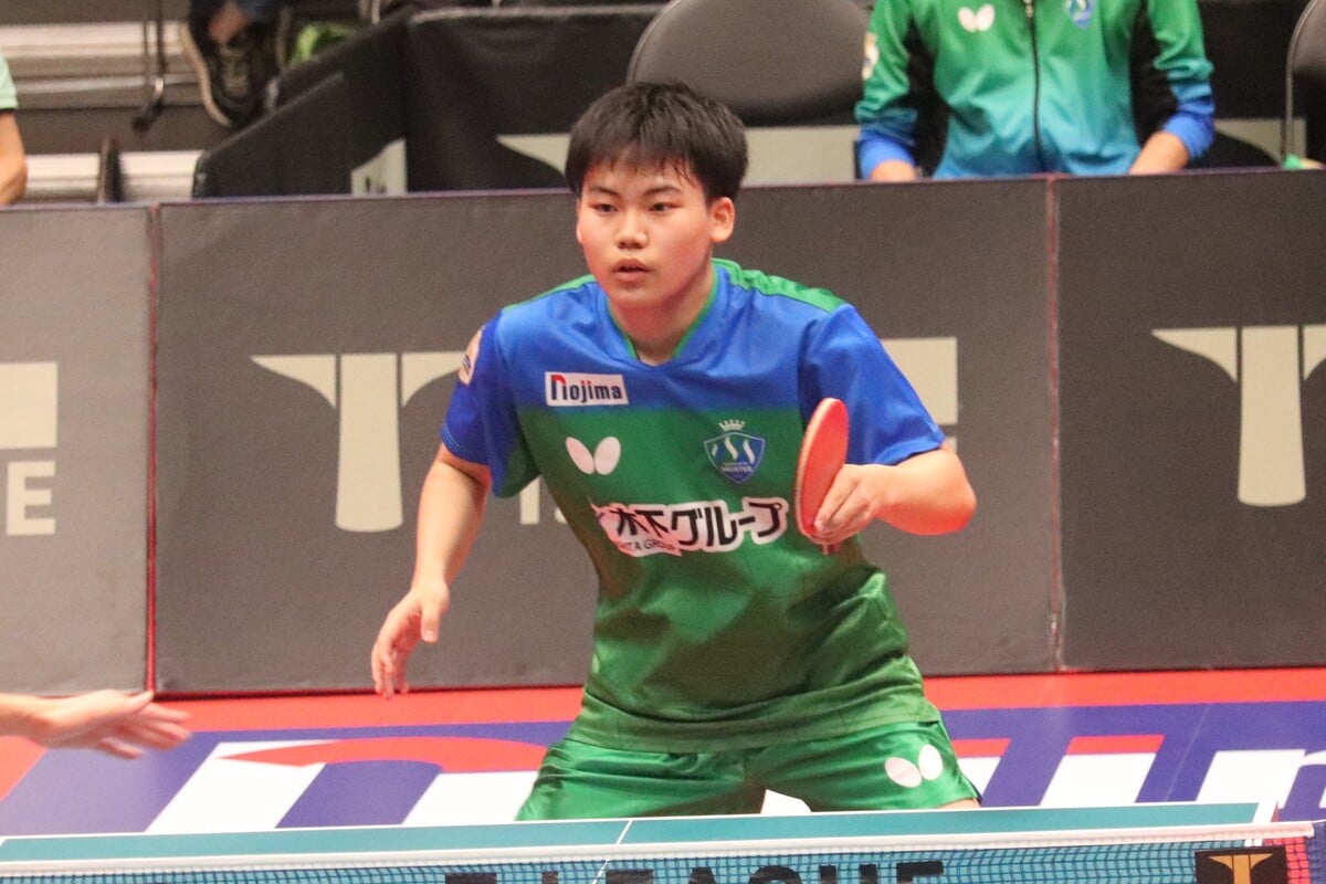 17歳・松島輝空が滲ませた主力としての覚悟「自分自身エースとして2点を取る」 KM東京を開幕勝利に導いた2人のサウスポーたち【Tリーグ】 17歳・松島輝空が滲ませた主力としての覚悟「自分自身エースとして2点を取る」 KM東京を開幕勝利に導いた2人のサウスポーたち【Tリーグ】