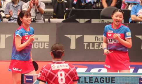 長﨑美柚が2点起用で張本美和と今季4度目のダブルス結成　平野美宇、木原美悠が揃ったKA神奈川が九州にリベンジなるか【Tリーグ】