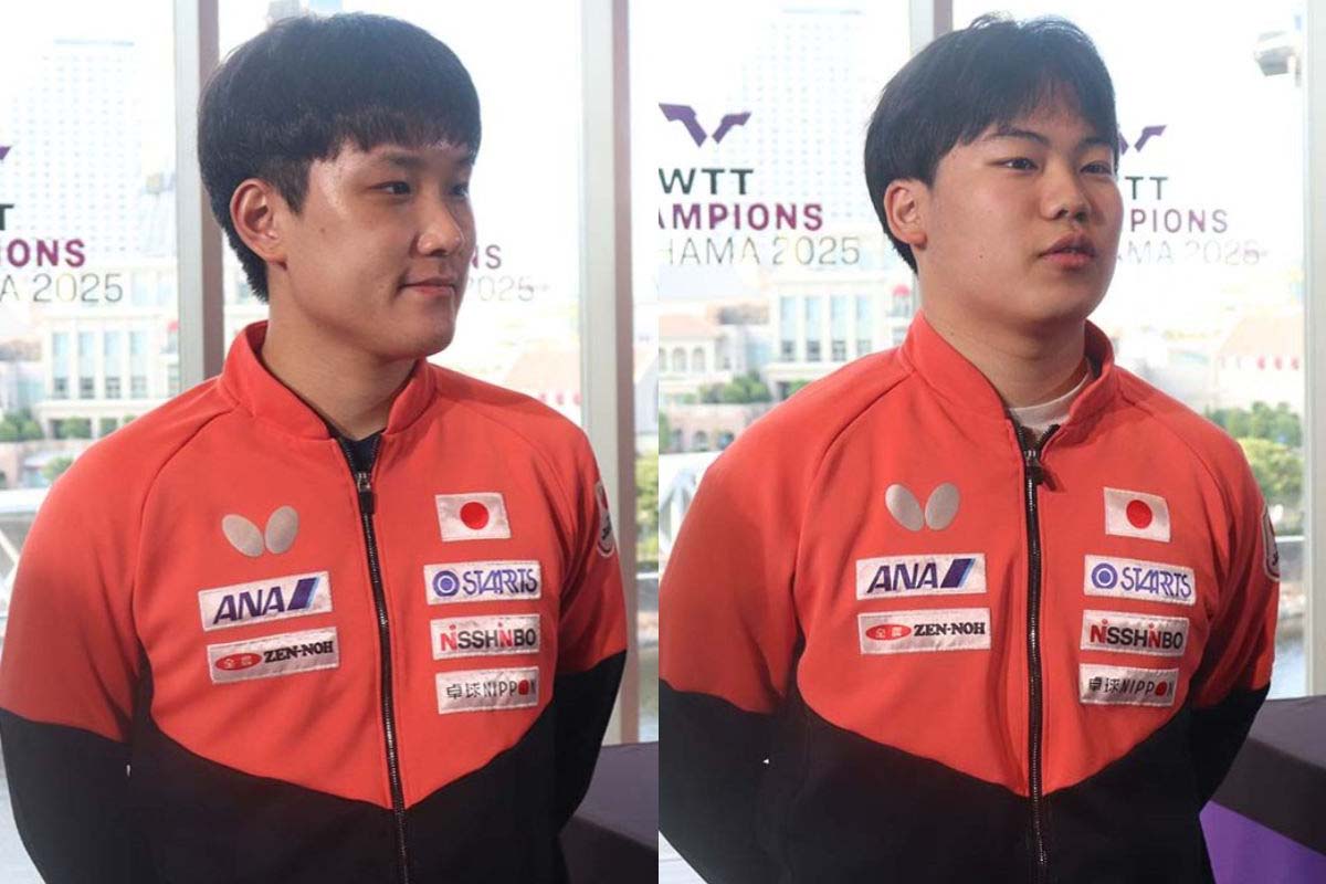 張本智和、日本開催大会で誓う決勝進出「最終日まで残れるように」 快進撃期待の18歳・松島輝空もエースの背中追う【WTTチャンピオンズ横浜】 張本智和、日本開催大会で誓う決勝進出「最終日まで残れるように」 快進撃期待の18歳・松島輝空もエースの背中追う【WTTチャンピオンズ横浜】