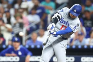 【MLB】大谷翔平、内野安打出塁でドジャースの先制点をお膳立て　“本塁打王ライバル”シュワーバー51号で3本差に