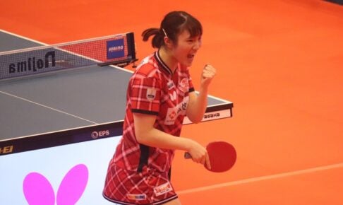 笹尾明日香が殊勲の2点取りを振り返る「なぜ6－10から勝てたか分からない」　指揮官は麻生麗名とのダブルスを評価「上位3つくらいに入る」【Tリーグ】