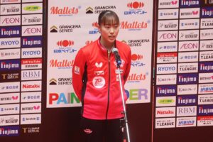 赤江夏星が“中学生Tリーガー”との対峙に語った本音「正直緊張した」　日本生命を好発進に導く21歳が戴冠へ意欲【Tリーグ】