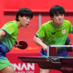 張本智和、篠塚大登組がシンガポールペアとの激闘制し4強入り　団体金に続くメダルが確定、日本勢では2014年大会以来【アジア大会2026】