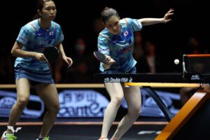 カットマンペアが見せた圧巻の中国勢連破　橋本帆乃香が明かした修正点、佐藤瞳はミキハウス対決に「先輩の勢い見せたい」【WTTファイナルズ福岡】