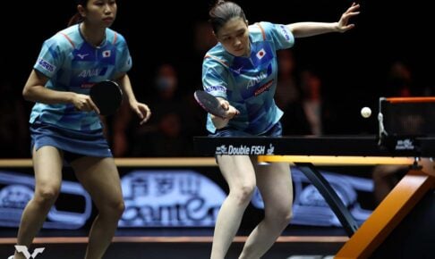 カットマンペアが見せた圧巻の中国勢連破　橋本帆乃香が明かした修正点、佐藤瞳はミキハウス対決に「先輩の勢い見せたい」【WTTファイナルズ福岡】