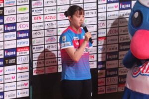 23歳・長﨑美柚が放つ“潤滑油”としての存在感　「60-60」達成のサウスポーが見据える高み「一つずつ階段を登っていく」【Tリーグ】