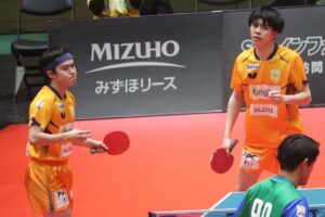 森薗政崇が振り返った静岡の連敗ストップ「1回勝つのが簡単じゃない」　昨季の王者撃破に「3勝目は勝ち方が素晴らしい」【Tリーグ】