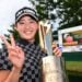 「NEC軽井沢72」でツアー初優勝した20歳の岩井千怜(C)Getty Images